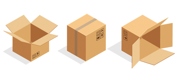 brown box packaging